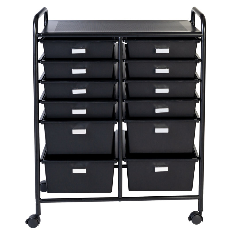 Rebrilliant Aiden 12 Drawer Rolling Storage Chest & Reviews Wayfair